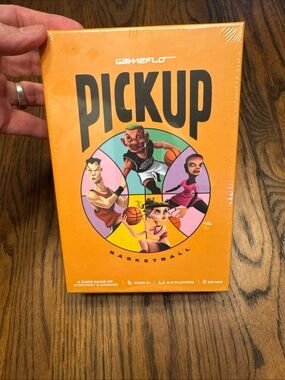 Gameflo Pickup Basketball Card Game Of Strategy Ages 8+ 2 - 6 Players NIP Sealed